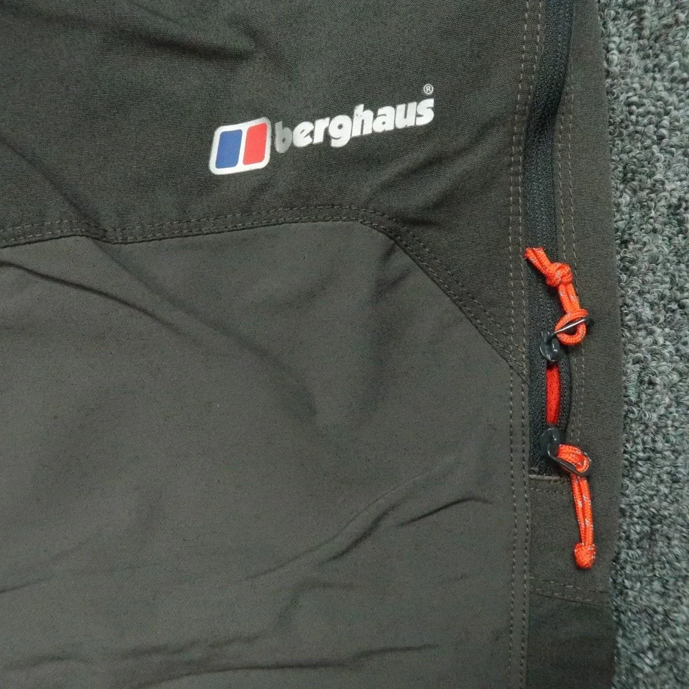 Berghaus Pants‎ Men 40x32 Gray Vapour Light Belted Zip Pockets Hiking